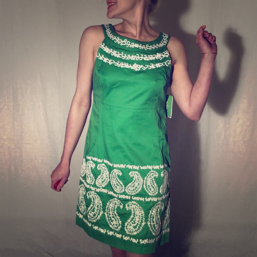 NWT Lilly Pulitzer Grass Green Jacqueline Dress